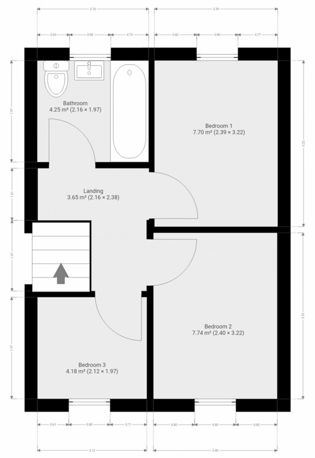 Floorplans For Twyford Gardens, Bishop's Stortford
