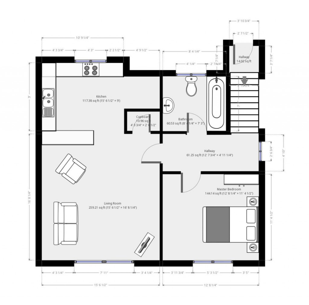 Floorplans For Dimsdale Crescent, Bishops Stortford
