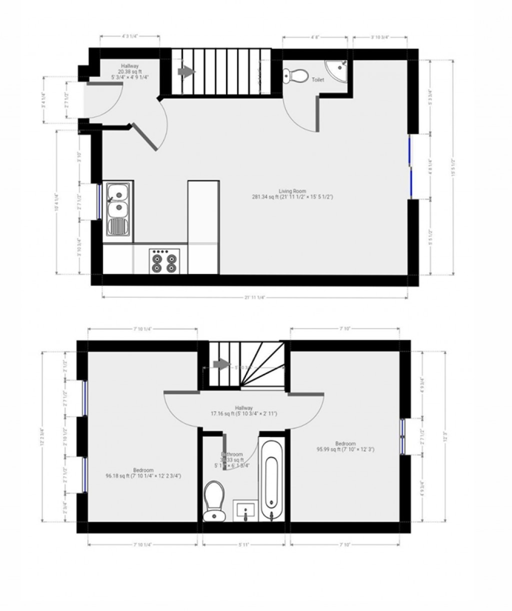 Floorplans For Thurgood Drive, Bishops Stortford