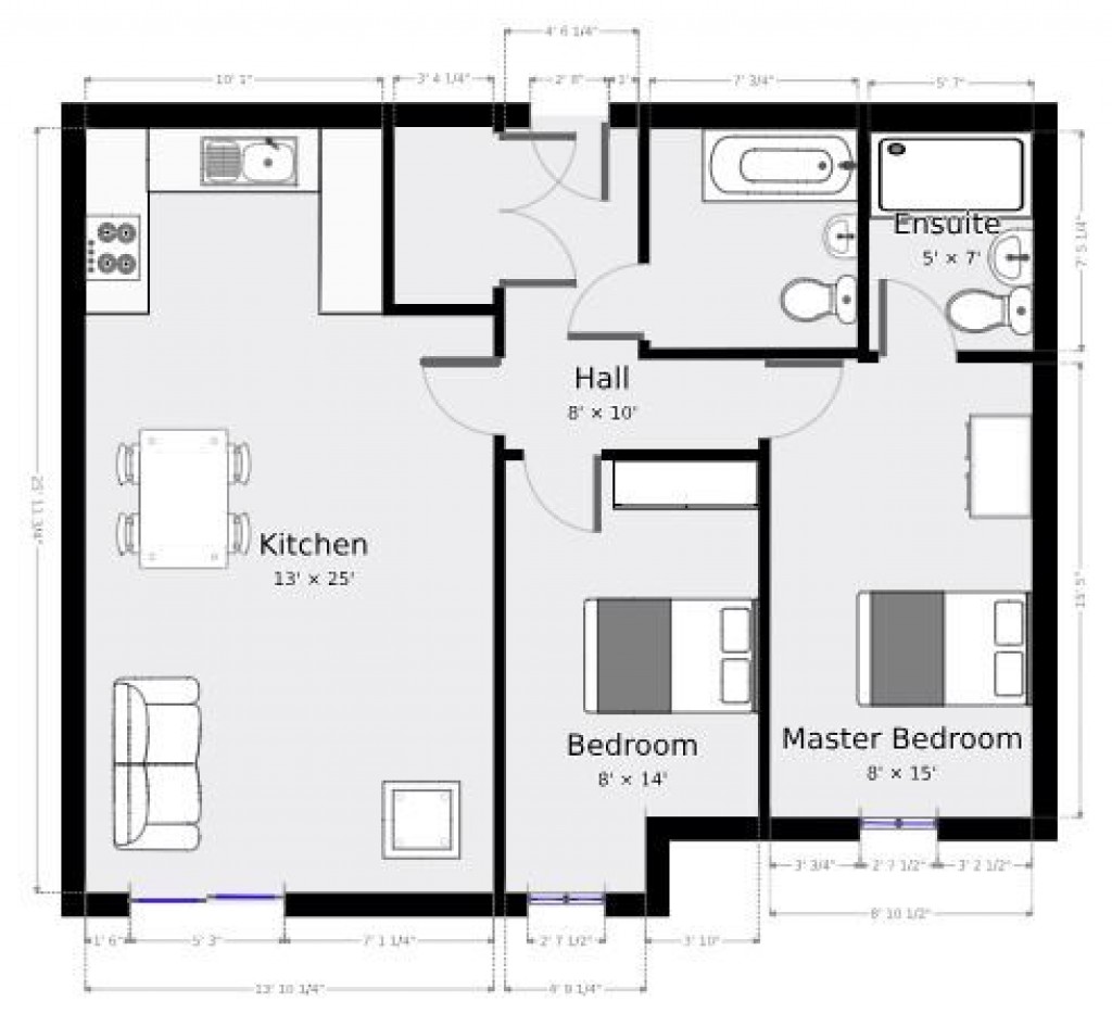 Floorplans For Riverside Wharf, Bishop's Stortford