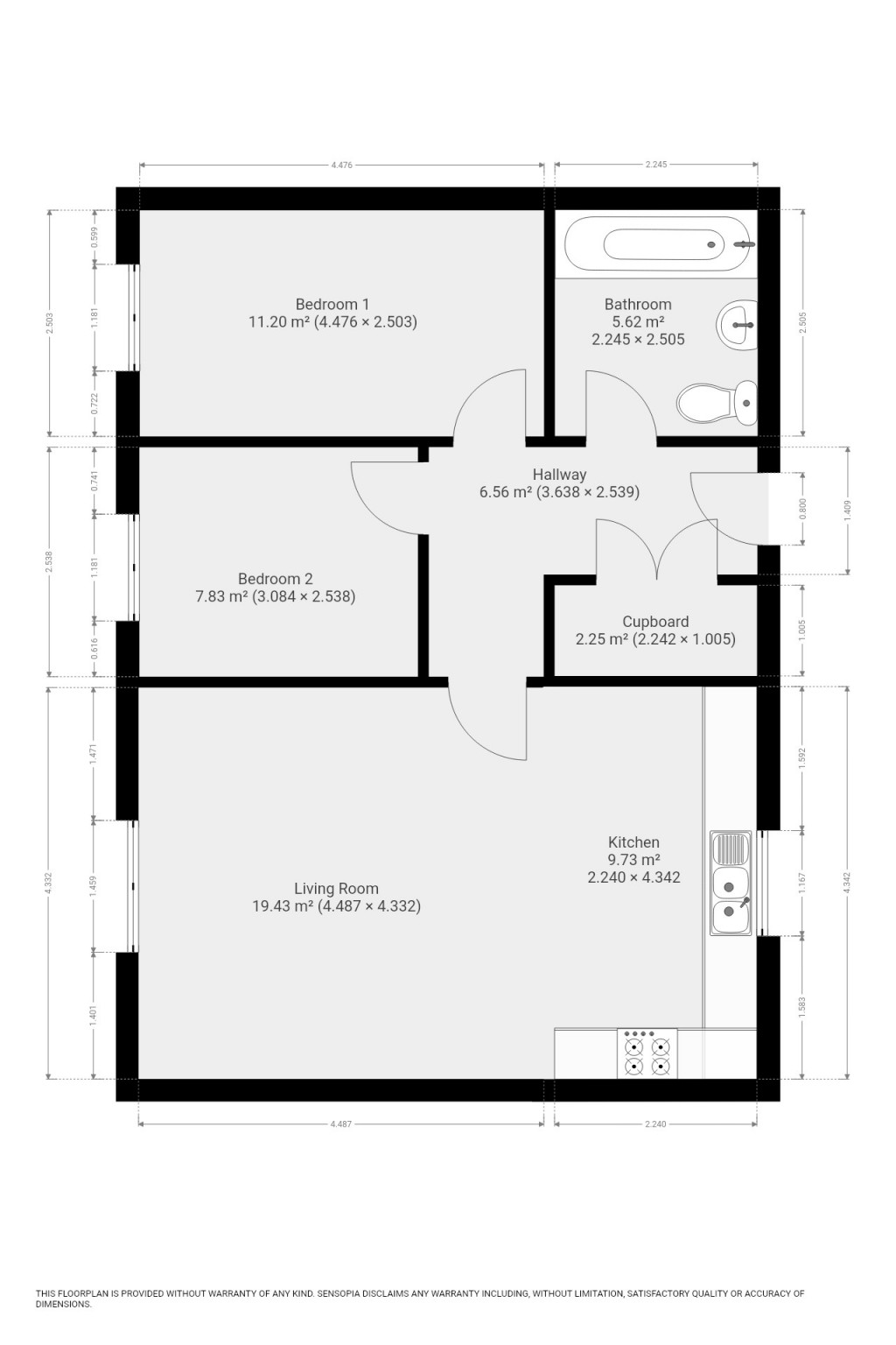 Floorplans For Riverside Wharf, Bishops Stortford