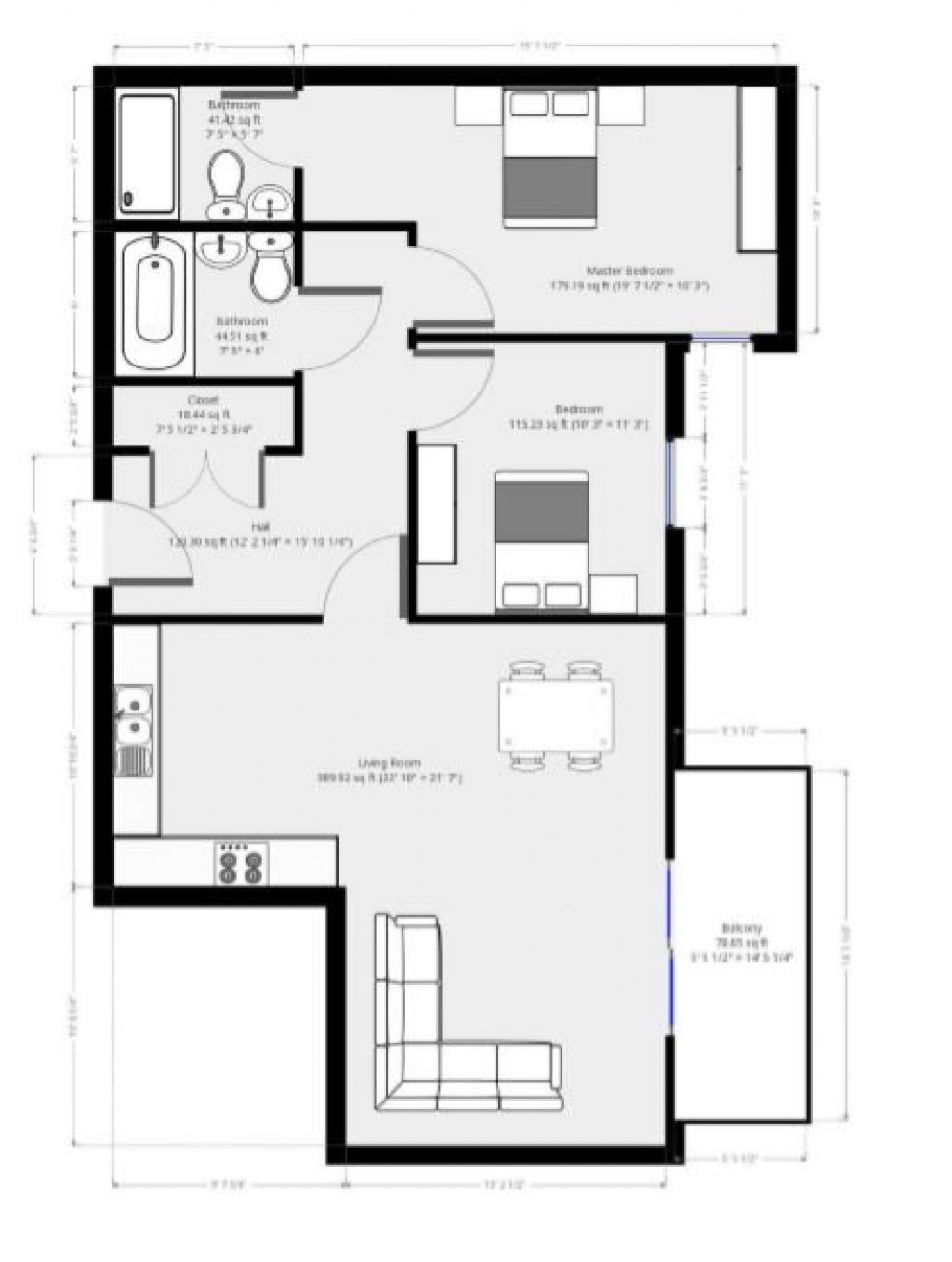 Floorplans For Riverside Wharf, Bishop's Stortford