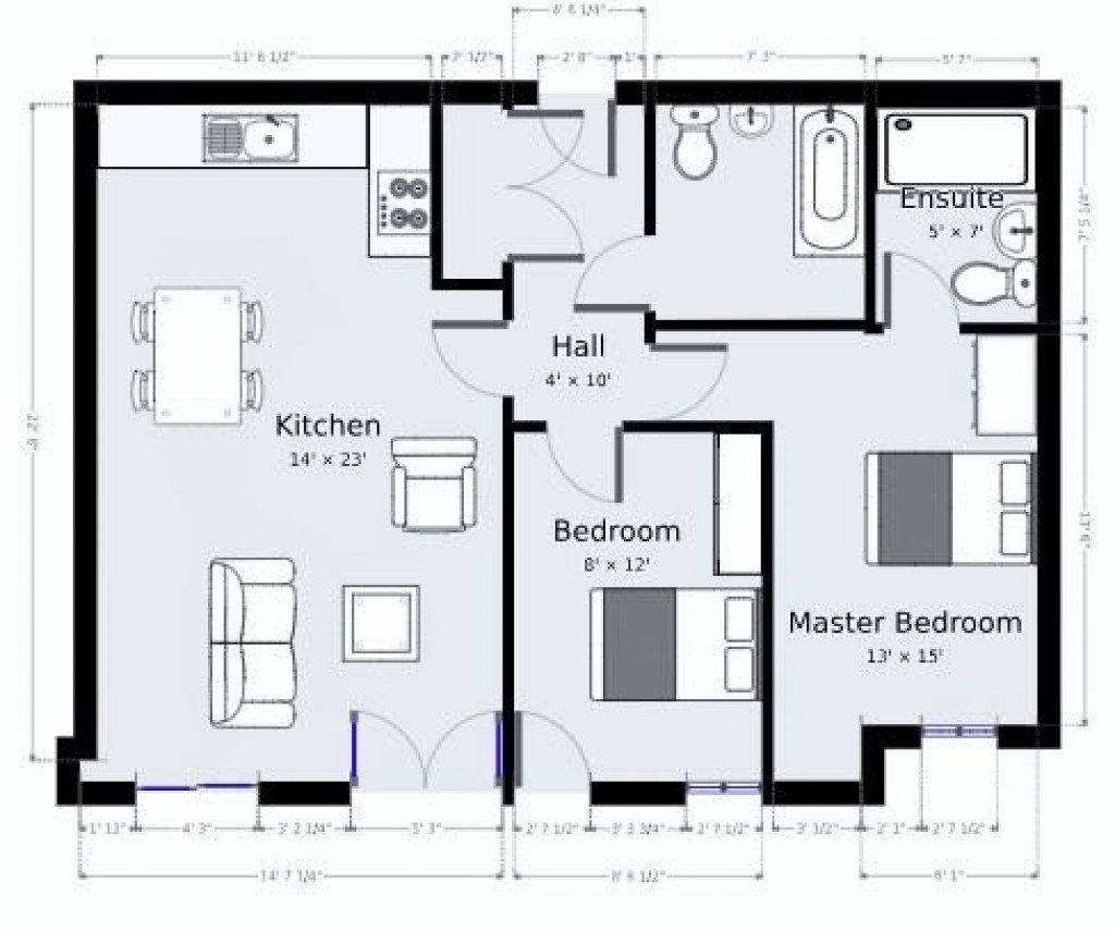 Floorplans For Riverside Wharf, Bishop's Stortford