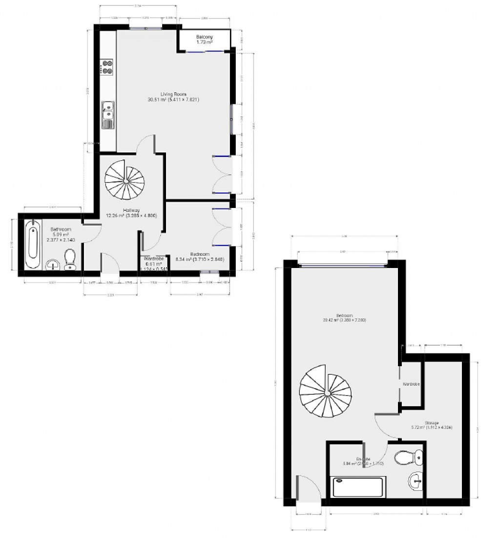 Floorplans For St Stephens Court, Stansted