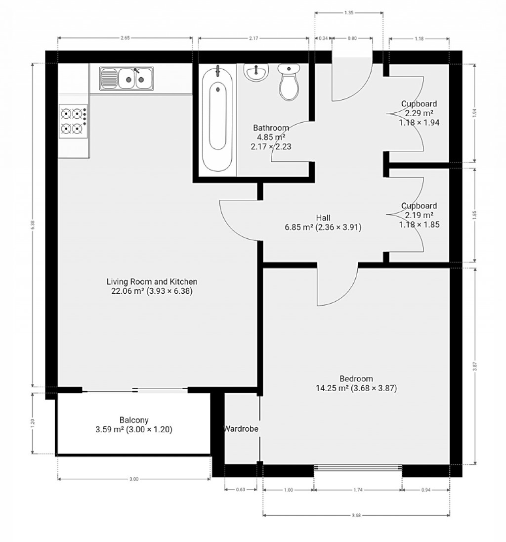 Floorplans For Switchyard House, Bishop's Stortford